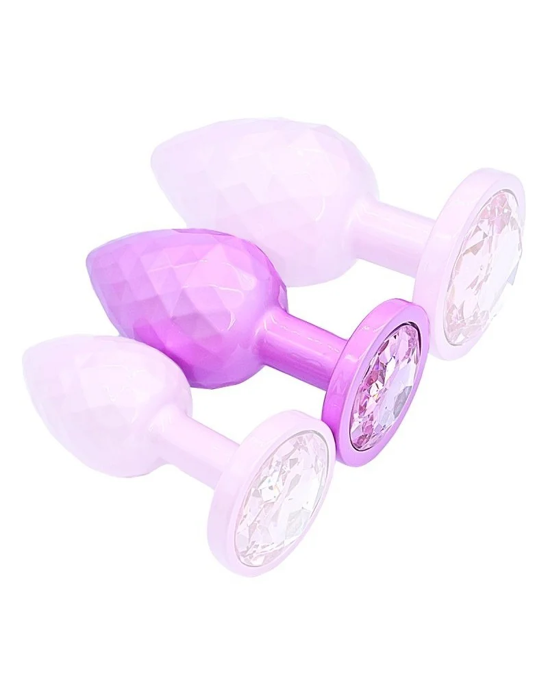 Plug Ikonik Diamond M 7 x 3.3cm Rose sextoys et accessoires sur La Boutique du Hard
