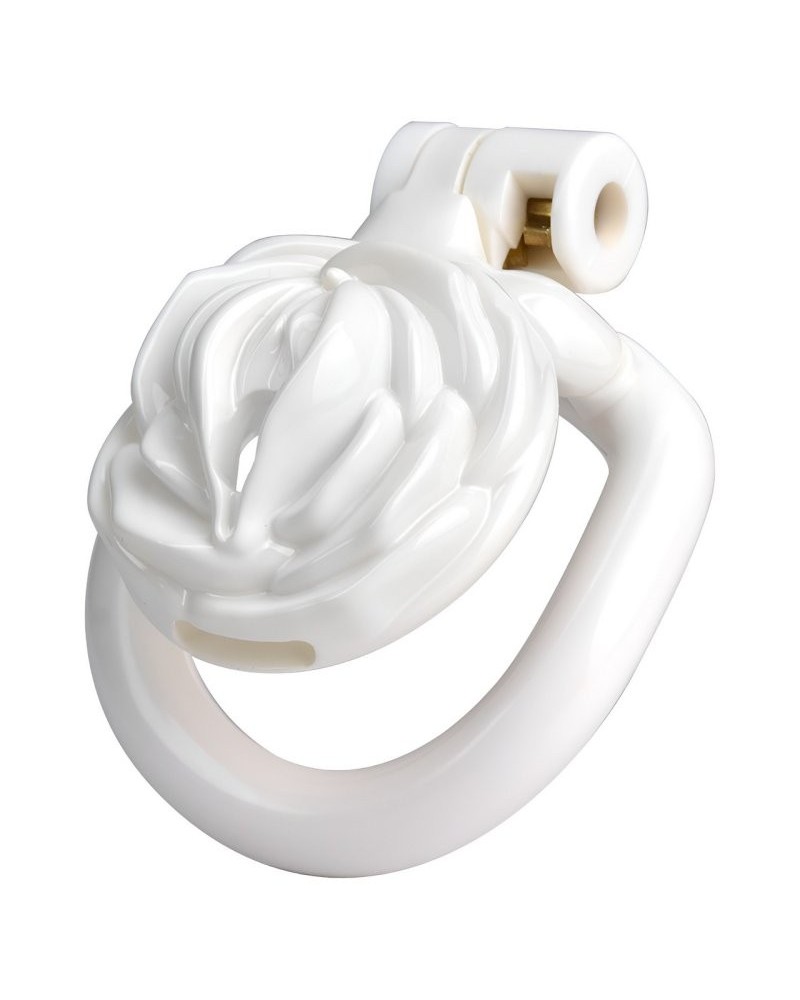 Cage de Chasteté Sissy Rose 3.5 x 3.5cm Blanche sextoys et accessoires sur La Boutique du Hard