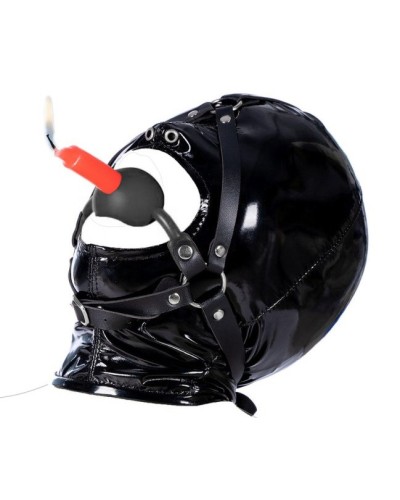 Bâillon-Boule percé Enjoy Wax 49mm Noir sextoys et accessoires sur La Boutique du Hard