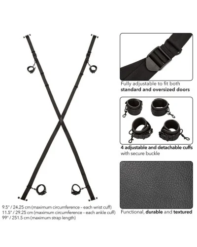 Croix de Bondage Over the door cross sextoys et accessoires sur La Boutique du Hard