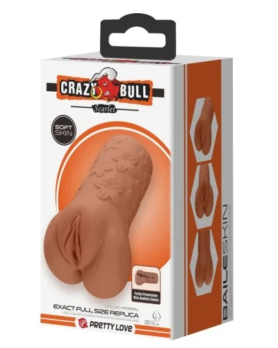 Masturbateur Crazy Bull Scarlet Marron sextoys et accessoires sur La Boutique du Hard