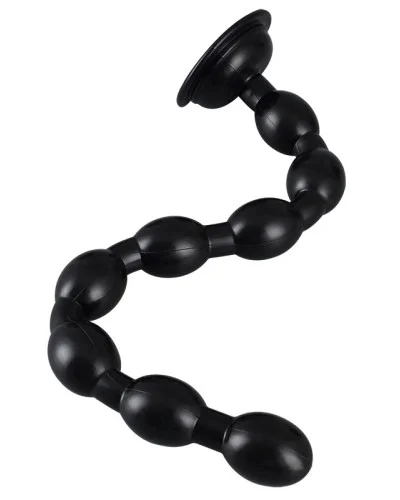 Boules Ael Beads 47 x 3.5 cm Noires sextoys et accessoires sur La Boutique du Hard