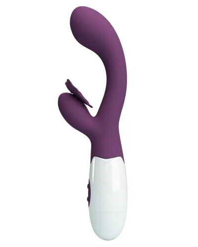 Vibro Rabbit Butterfly Kiss 10 x 3.1cm sextoys et accessoires sur La Boutique du Hard
