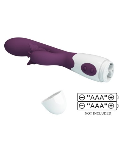 Vibro Rabbit Butterfly Kiss 10 x 3.1cm sextoys et accessoires sur La Boutique du Hard