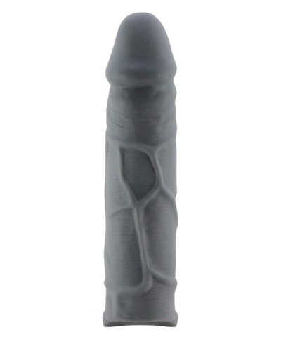 Gaine de pénis Realtick 16 x 3.8 cm Grise sextoys et accessoires sur La Boutique du Hard