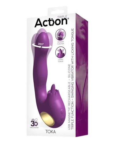 Vibro Rabbit Toka 15 x 3.6cm sextoys et accessoires sur La Boutique du Hard