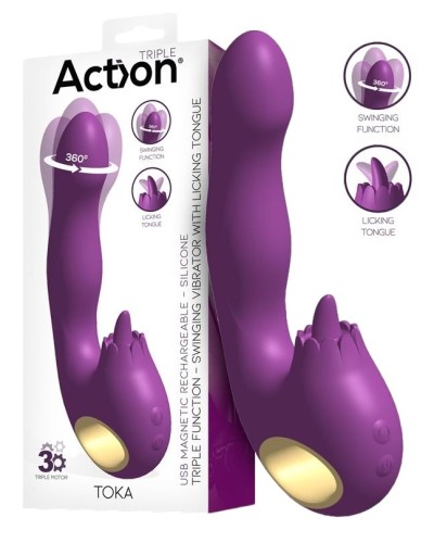 Vibro Rabbit Toka 15 x 3.6cm sextoys et accessoires sur La Boutique du Hard