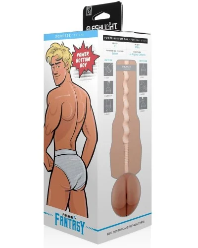 Masturbateur FleshJack Power Bottom Boy sextoys et accessoires sur La Boutique du Hard