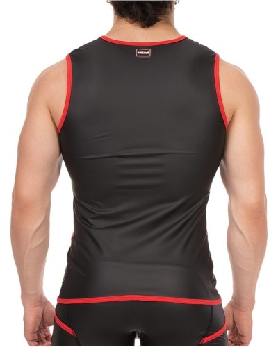 Veste sans manche Robin Noir-Rouge sextoys et accessoires sur La Boutique du Hard