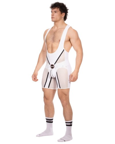 Body Backless Krish Blanc-Noir sextoys et accessoires sur La Boutique du Hard