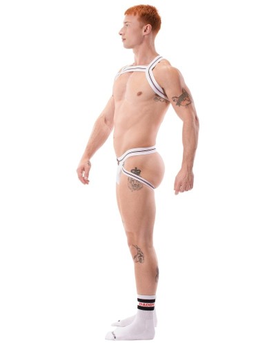 Jockstrap Zoran Blanc sextoys et accessoires sur La Boutique du Hard