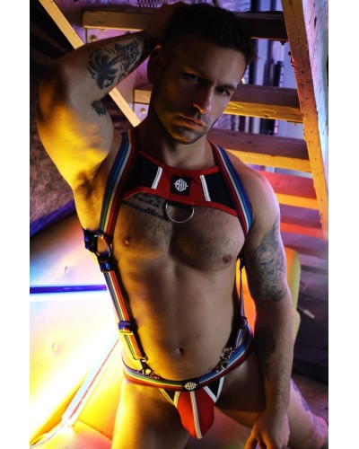 Harnais Retro Remix Rouge sextoys et accessoires sur La Boutique du Hard