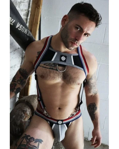 Harnais Retro Remix Gris sextoys et accessoires sur La Boutique du Hard