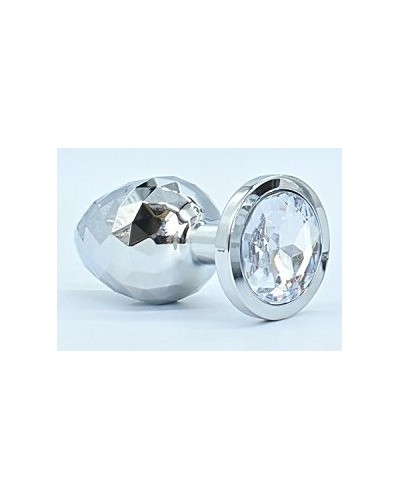 Plug Bijou IKONIK DIAMOND L 8 x 4 cm Argent sextoys et accessoires sur La Boutique du Hard