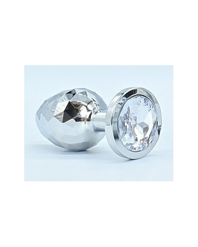 Plug Ikonik Diamond S 6 x 2.7cm Argent sextoys et accessoires sur La Boutique du Hard