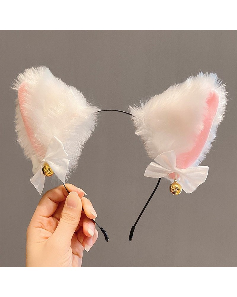 Serre-Tête Kitten Ears Blanc sextoys et accessoires sur La Boutique du Hard