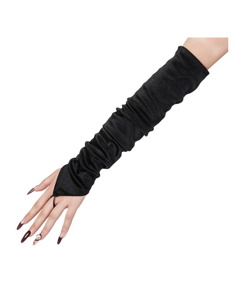 Mitaines Longues Shiny Gloves Noires sextoys et accessoires sur La Boutique du Hard