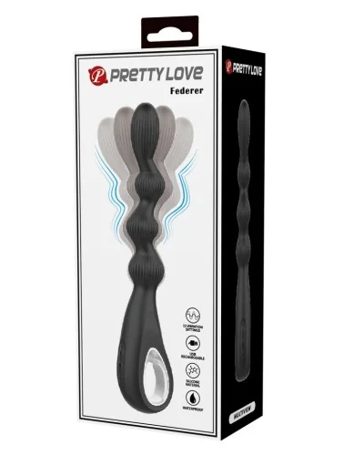 Boules Anales Vibrantes FEDERER 13.5 x 2.7cm sextoys et accessoires sur La Boutique du Hard