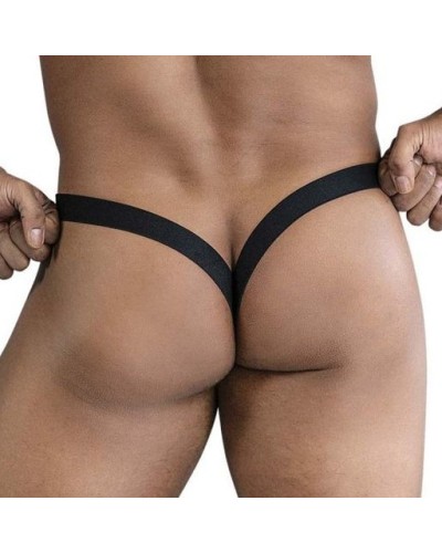 Jock-string Élanio Noir sextoys et accessoires sur La Boutique du Hard