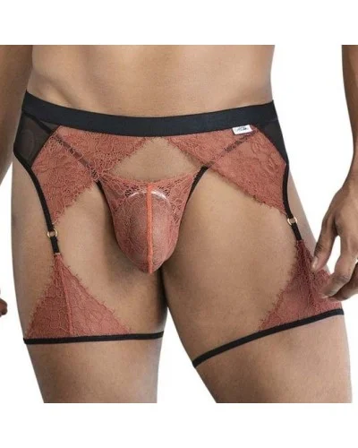 String et Porte-Jarretelles Moreyo Terracotta sextoys et accessoires sur La Boutique du Hard