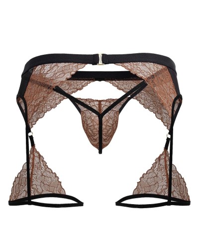 String et Porte-Jarretelles Moreyo Terracotta sextoys et accessoires sur La Boutique du Hard