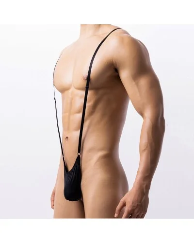 String avec lanières ajustables STRANY Noir sextoys et accessoires sur La Boutique du Hard