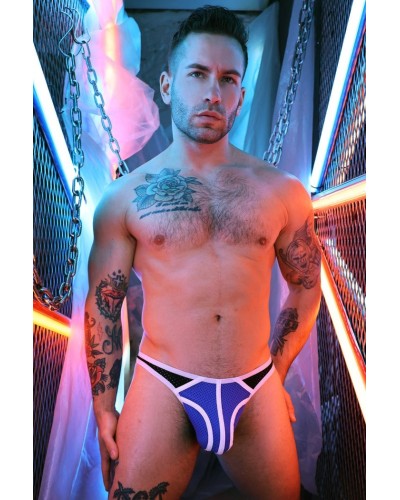 String Retro Remix Bleu sextoys et accessoires sur La Boutique du Hard