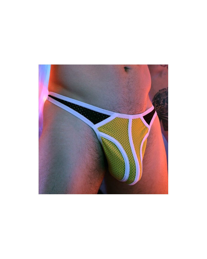 String Retro Remix Jaune sextoys et accessoires sur La Boutique du Hard
