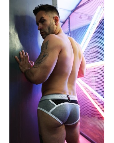 Slip Retro Remix Gris sextoys et accessoires sur La Boutique du Hard