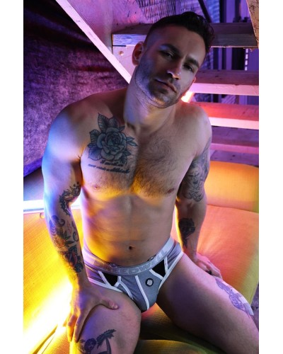 Slip Retro Remix Gris sextoys et accessoires sur La Boutique du Hard