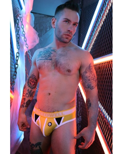 Slip Retro Remix Jaune sextoys et accessoires sur La Boutique du Hard