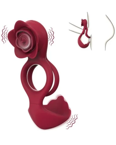 Cockring avec Rose Vibrante ROSEVIBS sextoys et accessoires sur La Boutique du Hard