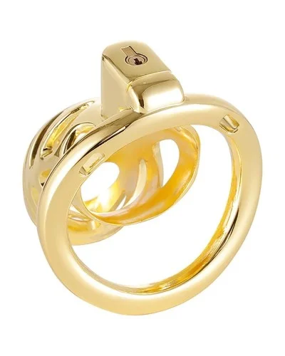 Cage de chasteté Very Lock 10.5 x 3.5 cm Dorée sextoys et accessoires sur La Boutique du Hard