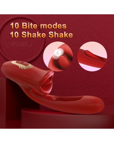 Vibro Rabbit Liptaps 13 x 3.6cm sextoys et accessoires sur La Boutique du Hard