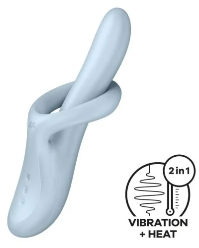 Vibro Rabbit Heat Flex 4 Bleu sextoys et accessoires sur La Boutique du Hard