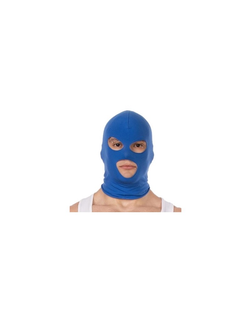 Cagoule Face Mask Bleue sextoys et accessoires sur La Boutique du Hard