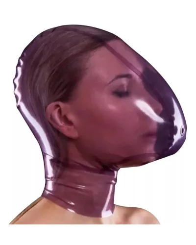 Cagoule Fetish Breath Violet sextoys et accessoires sur La Boutique du Hard
