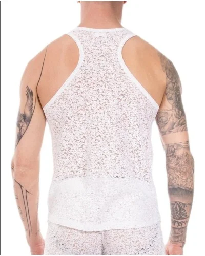 Débardeur Joshua Blanc sextoys et accessoires sur La Boutique du Hard