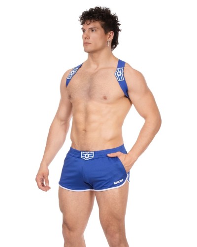 Harnais élastique Everette Bleu sextoys et accessoires sur La Boutique du Hard