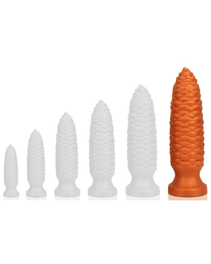Plug long Pine XXL 28 x 8 cm Orange sextoys et accessoires sur La Boutique du Hard