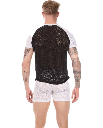 T-shirt Micah Noir-Blanc sextoys et accessoires sur La Boutique du Hard