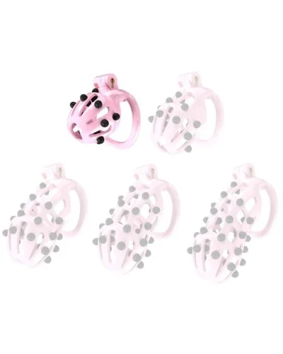 Cage de chasteté Point Up S 6 x 3.5 cm Rose sextoys et accessoires sur La Boutique du Hard