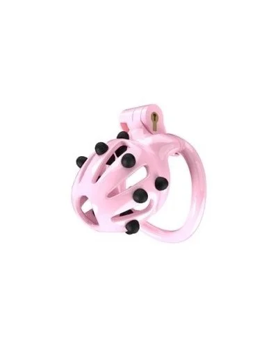 Cage de chasteté Point Up S 6 x 3.5 cm Rose sextoys et accessoires sur La Boutique du Hard