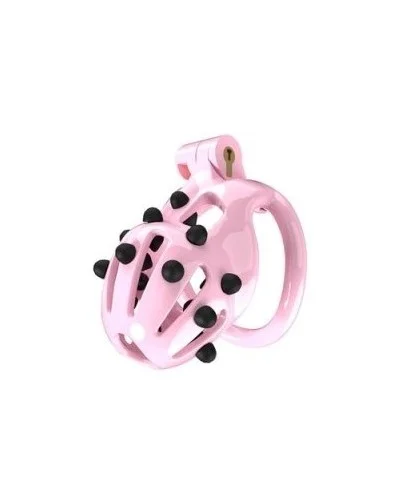 Cage de chasteté Point Up M 8 x 3.7 cm Rose sextoys et accessoires sur La Boutique du Hard