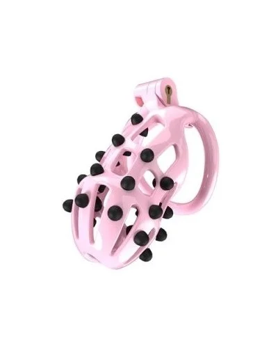 Cage de chasteté Point Up L 10 x 4 cm Rose sextoys et accessoires sur La Boutique du Hard