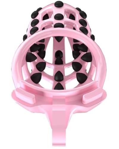 Cage de chasteté Point Up L 10 x 4 cm Rose sextoys et accessoires sur La Boutique du Hard