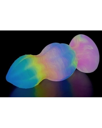 Plug Glamy L 15 x 7 cm Multicolore sextoys et accessoires sur La Boutique du Hard