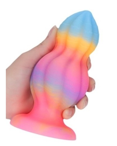 Plug Glamy L 15 x 7 cm Multicolore sextoys et accessoires sur La Boutique du Hard