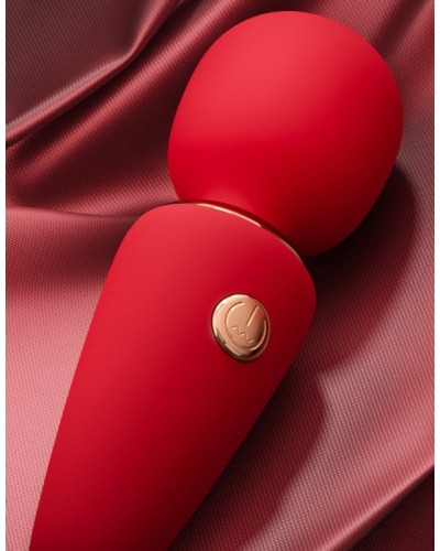 Mini Wand Creamy Vibes 10 cm Tête 30 mm Rouge sextoys et accessoires sur La Boutique du Hard