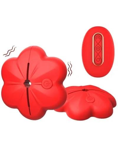 Pinces à Seins Vibrantes Flower Cheast Rouges sextoys et accessoires sur La Boutique du Hard